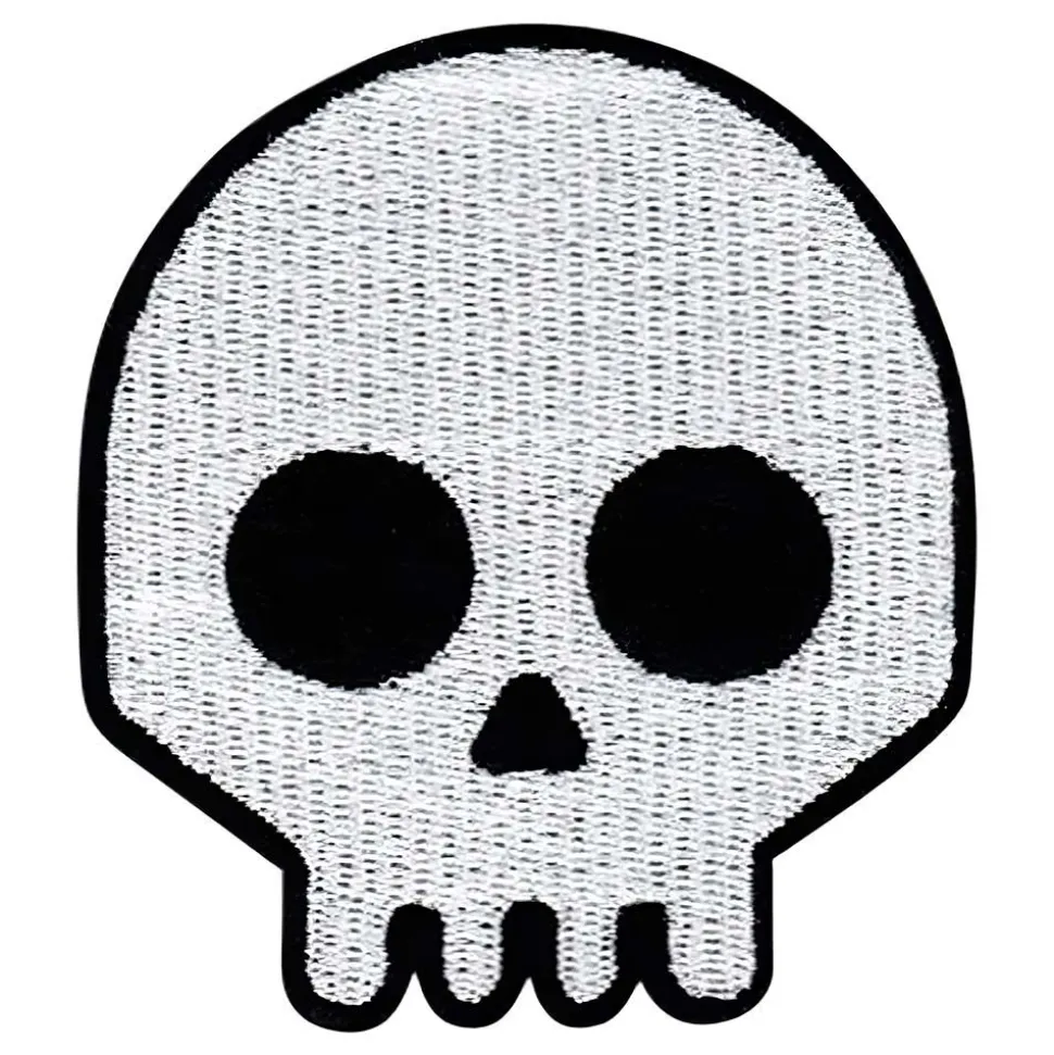 Stoffmerke Emoji Hodeskalle