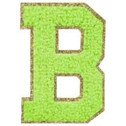 Stoffmerke Grønn Bokstav
