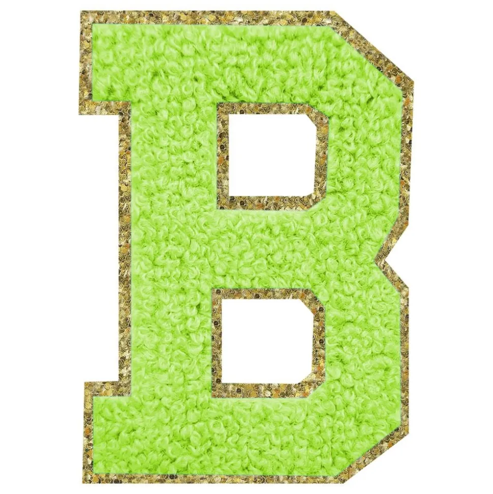 Stoffmerke Grønn Bokstav