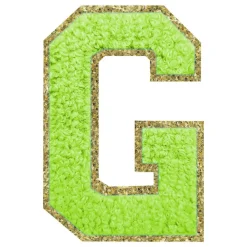 Stoffmerke Grønn Bokstav