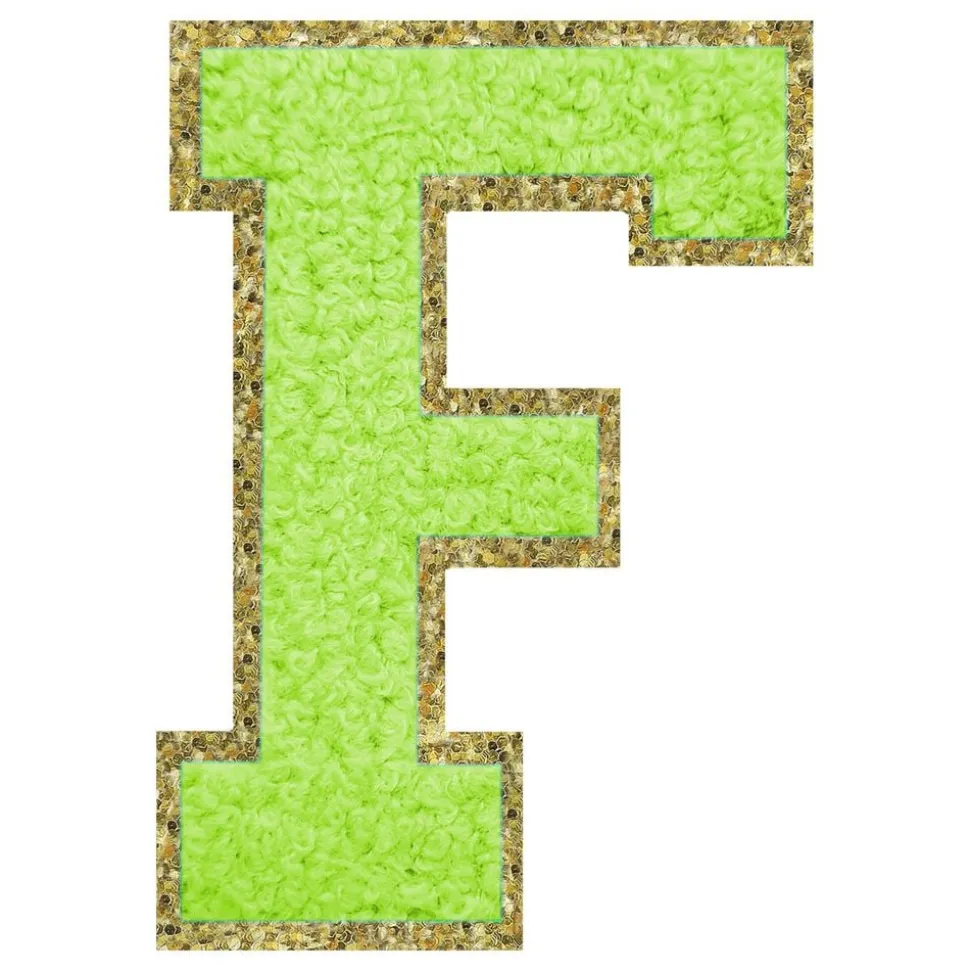 Stoffmerke Grønn Bokstav