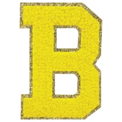 Stoffmerke Gul Bokstav
