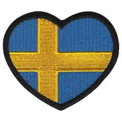Stoffmerke Hjerte Sverige