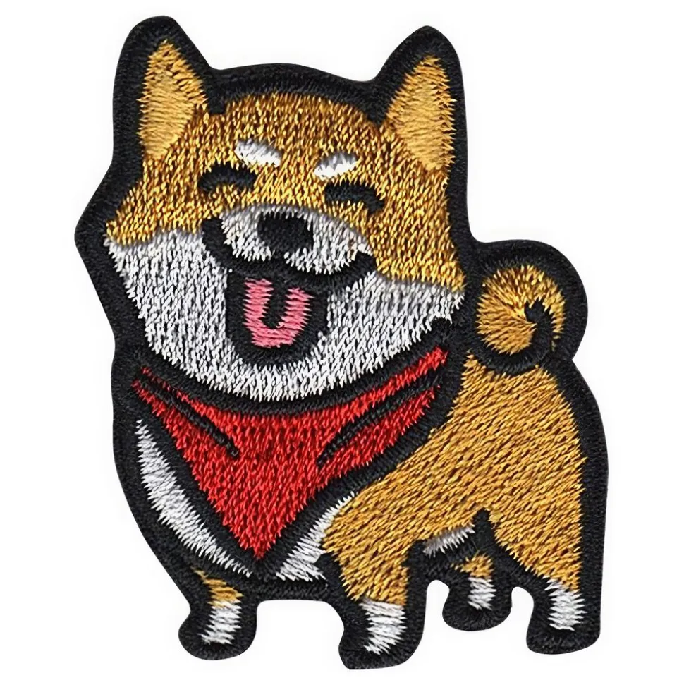 Stoffmerke Hund Shiba Inu