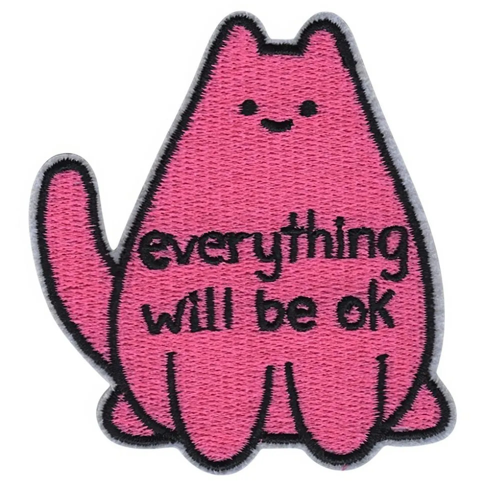 Stoffmerke Katt Everything Will Be Ok