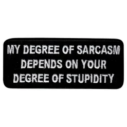 Stoffmerke My Degree of Sarcasm