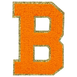Stoffmerke Oransje Bokstav