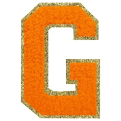 Stoffmerke Oransje Bokstav