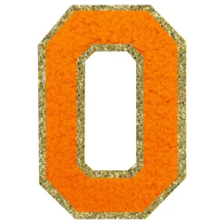 Stoffmerke Oransje Bokstav