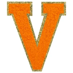 Stoffmerke Oransje Bokstav