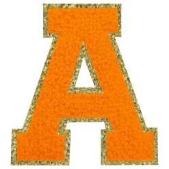 Stoffmerke Oransje Bokstav