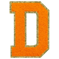 Stoffmerke Oransje Bokstav