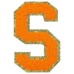 Stoffmerke Oransje Bokstav