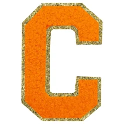 Stoffmerke Oransje Bokstav