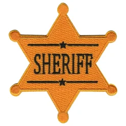 Stoffmerke Sheriff-Stjerne