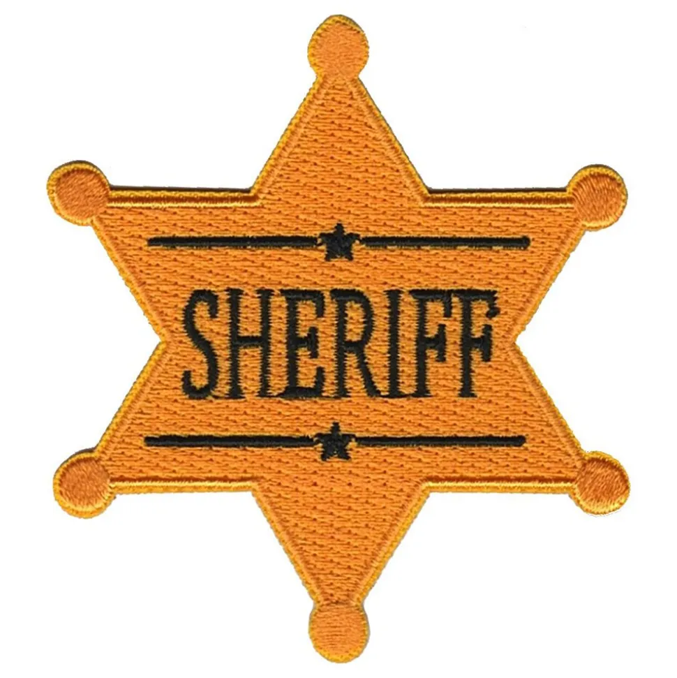 Stoffmerke Sheriff-Stjerne