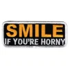 Stoffmerke Smile If Youre Horny
