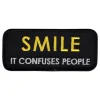 Stoffmerke Smile It Confuses People