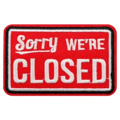 Stoffmerke Sorry We're CLOSED