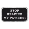 Stoffmerke Stop Reading My Patches