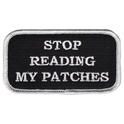 Stoffmerke Stop Reading My Patches