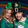 St. Patrick's Day Hårbøyle med Hatt