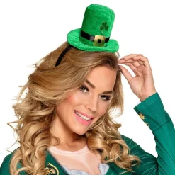 St. Patrick's Day Hårbøyle med Hatt