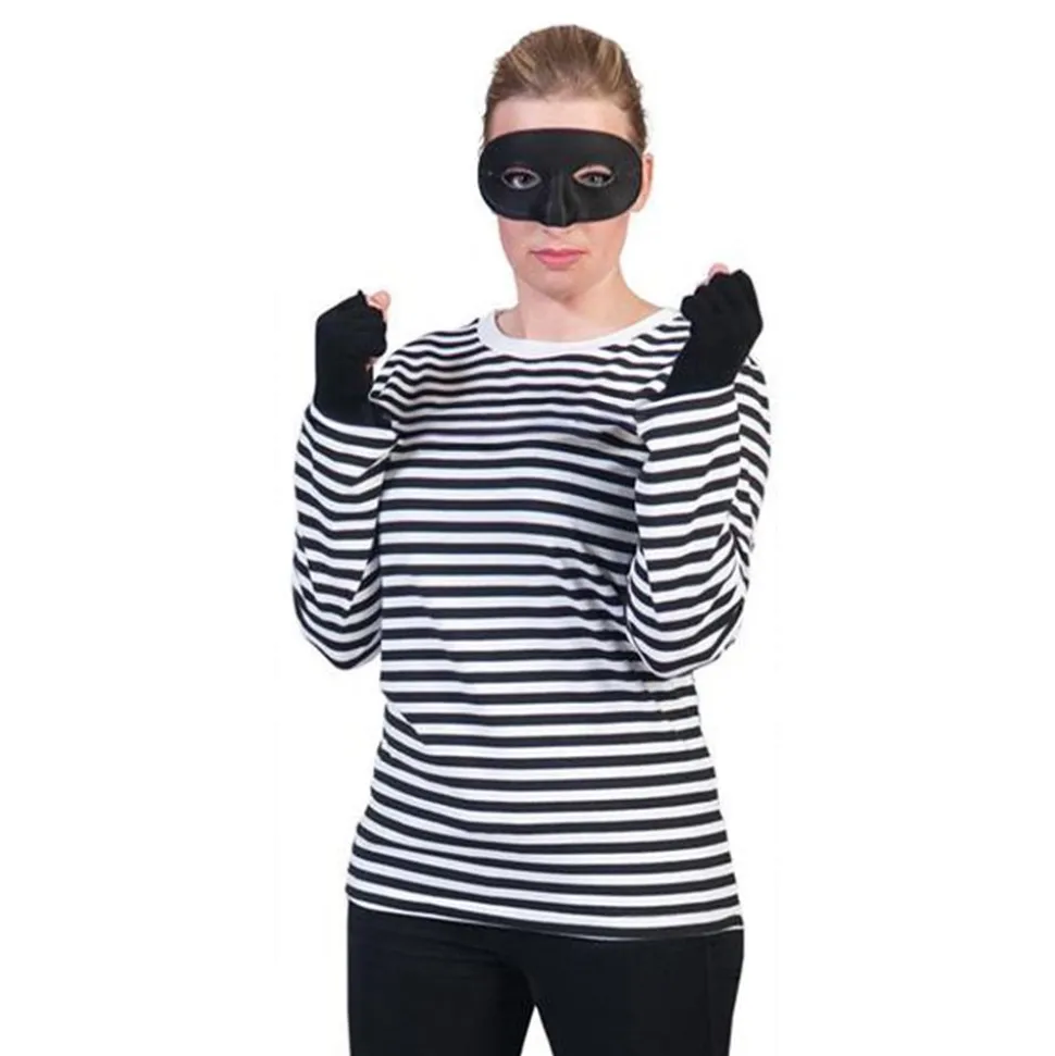 Stripete Genser Svart/Hvit