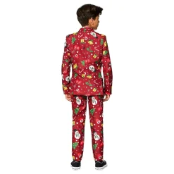 Suitmeister Boys Christmas Red Icons Light Up Dress