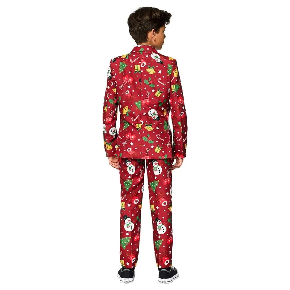 Suitmeister Boys Christmas Red Icons Light Up Dress