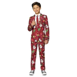 Suitmeister Boys Christmas Red Icons Light Up Dress