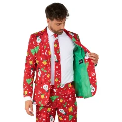 Suitmeister Christmas Red Icons Light Up Dress