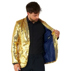 Suitmeister Paljettjakke Gold