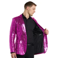 Suitmeister Paljettjakke Rosa