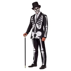 Suitmeister Skeleton Grunge Black Kostyme