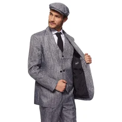 Suitmeister 20-talls Gangster Grå Dress