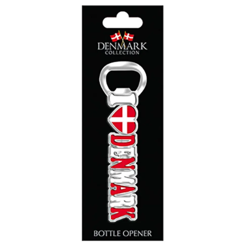 Suvenir Flaskeåpner Magnet Denmark