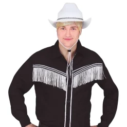 Svart Cowboyskjorte Herre