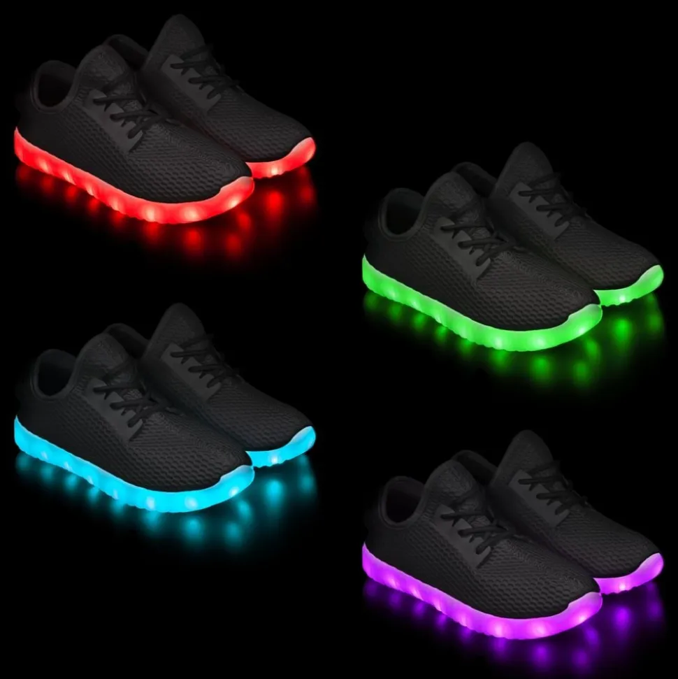 Svarte LED-sko for Barn