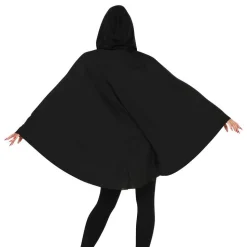 Svart Poncho Halloweengresskar