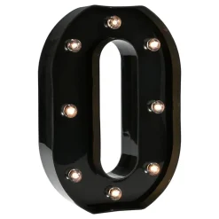 Svart Tall med LED-lys
