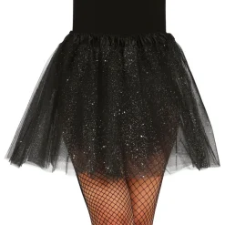 Svart Tyllskjørt med Glitter