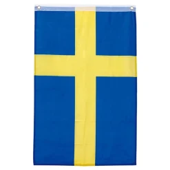 Svensk flagg i stoff 60x90 cm