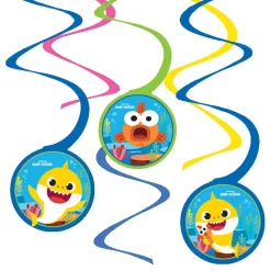 Swirls Baby Shark Hengende Dekorasjon
