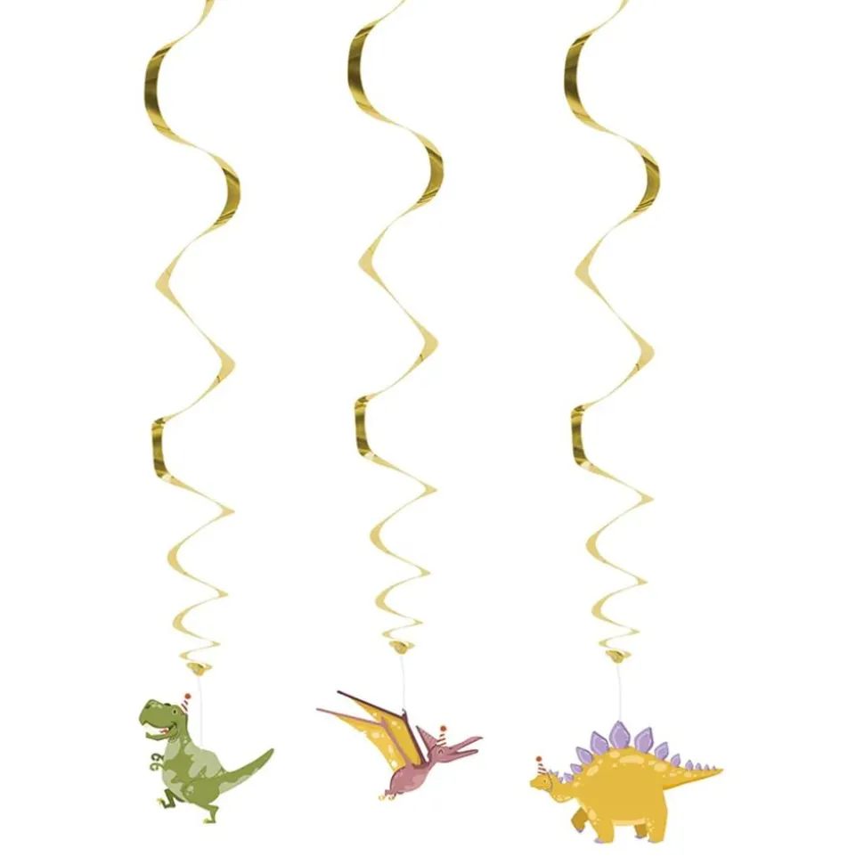 Swirls Dinosaurer Hengende Dekorasjoner