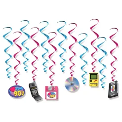 Swirls I Love the 90's Hengende Dekorasjon