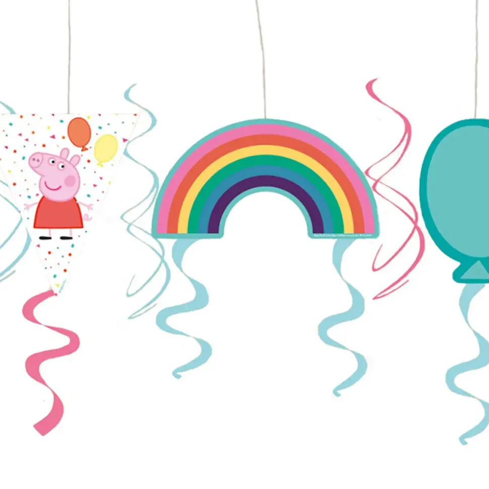 Swirls Peppa Gris Hengende Dekorasjon