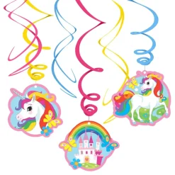 Swirls Unicorn Hengende Dekorasjon