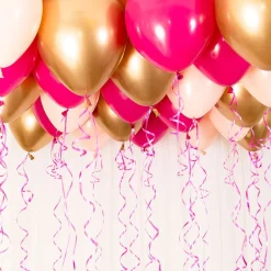 Takballonger Rosa/Gull