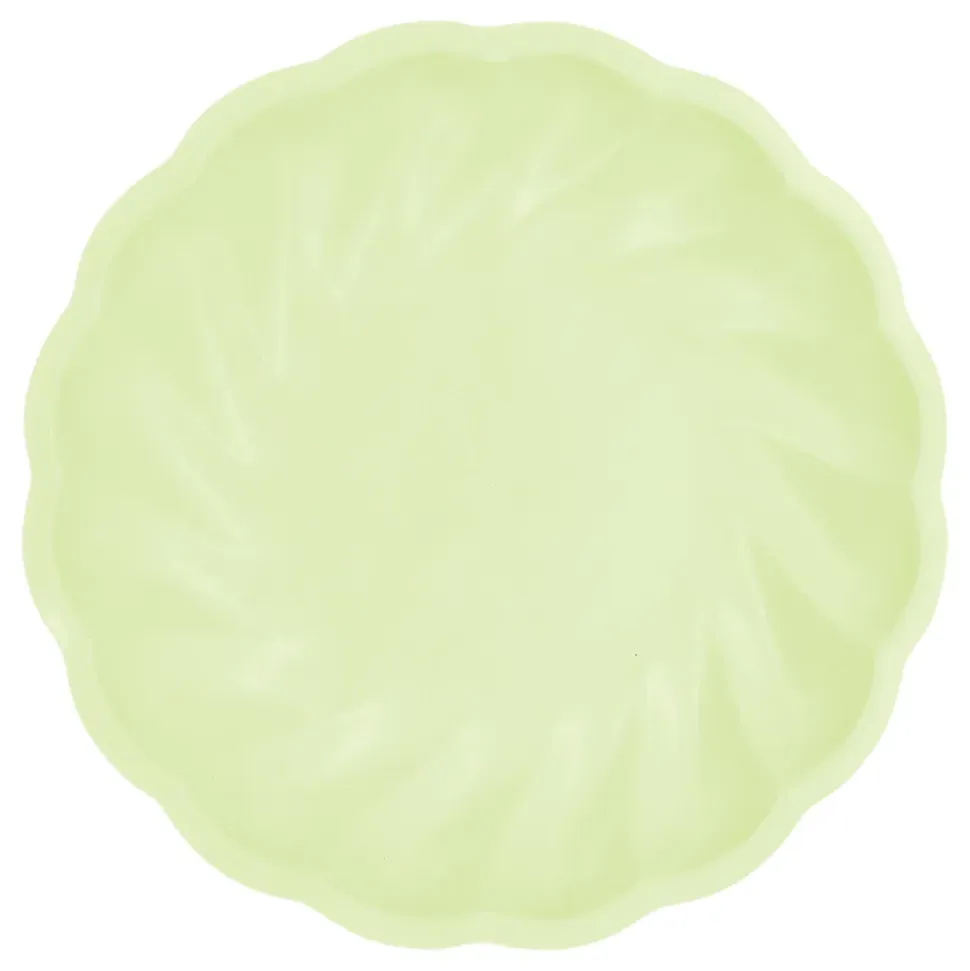 Tallerkener Runde Vert Decor Grønn